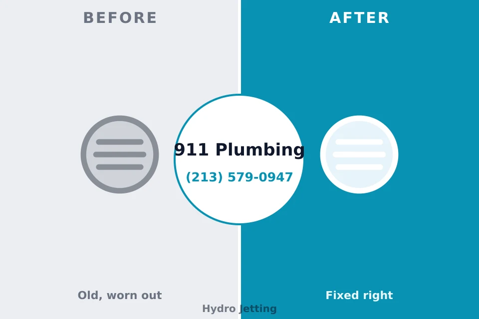 Before and after: plumbing repair Cleveland Heights, OH